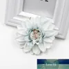 10 pçs / lote Cabeça de flor de seda de crisântemo artificial para decoração de festa de casamento grinalda scrapbooking flores falsificadas