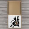Bulldog Laser Etsed Vinyl Record Wall Clock Gift för hundälskare Doggy Owners Animal Puppy Pet Store Decor Time Hanging Watch X0721435932