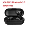 Botão Y30 fone de ouvido sem fio esportes mini fones de ouvido Bluetooth 5.0 Touch fone de ouvido com microp