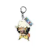Mode One Piece Porte-clés Luffy Zoro Nami Chopper Acrylique Porte-clés Fans Souvenirs Creative Sac Charme Porte-clés Ornement G1019