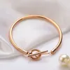 2021 Rose Gold Color Armband 925 Sterling Silver Moments Pink Fan Clasp Snake Chain Fit Charm Women Gift2815822