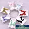 6 pezzi Scatole di mais con fiocchi di carta Caramelle di mais Sancks Borsa per bomboniere Matrimonio Compleanno Film Bomboniere per feste Confezione regalo con fiocco bianco Prezzo di fabbrica design esperto Qualità Ultime