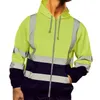 Men's Jackets High Visibility Work Clothes, Reflective Safety Coat, Hoodie, Jacket.