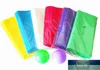 50pcs Wholesale Color Beauty Plastic Shopping Bags with Handle Personal General Boutique Clothes Shoes Gift Packaging Pouches Factory price expert design Quality