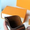 Top quality Luxury bags Leather Credit Multi-function Business Card Holder Unisex Women Men wallets with gift box