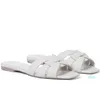 All'ingrosso- Top Luxury Tribute Sandalo da donna in pelle con diapositive Nu Pieds 05 Sandali da spiaggia da donna all'aperto Pantofole casual da donna Comfort Walking