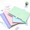 4 Color A4 Kawaii Carpetas Filing Supplies Smile Waterproof File Folder 5 Layers Document Bag Office Stationery