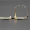 Evove Gold Brillen Frames Mannen Titanium Bril Optische Recept Bril Myopia Eyewear Full Rim TGM8