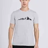 Mannen Merino Wol T-shirt 100% Shirts Zachte Sneldrogende Vocht Wicking Geur Weerstand Size S-XL 170G 210714