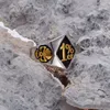 Cluster anneaux couleurs argentées Gold Men039s 316l en acier inoxydable 1er club de moto berceau de crâne