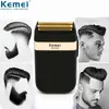 Kemei Electric Shaver för män Twin Blade Vattentät Reprocession Trådlös Razor USB Uppladdningsbar Rakningsmaskin Barber Trimmer