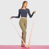 L-128 Cropped Hoodie Slim Fit Sweatshirts Yoga Outfit Fashion All-Match Sports Tops Jacket Women Leisure Coat Long Sleeve Shirts R293P