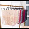 Womens Apparel Drop Delivery 2021 3Pcs/Set Women Plus Size Fashions Sexy Panties Fat Transparent Briefs Underwear High Waist Seamless Lace Li