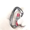 4 pcs Professional Carabiner Slings 25kn D Forma Calçada Fivela Bloqueio de Segurança Ao Ar Livre Escalada Equipamento Acessórios 633 Z2