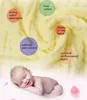 ベビーバスタオルマスリン6層100％コットンタオル新生児子供ソリッドカラー吸収毛布スワドルラップベッドWMQ857