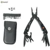 Ganzo G302 G302B Multi Tool Knife Plier EDC Tools Folding Multitool Plier Stain Multifunktion Överlevnadskniv Bits Folding Tång 211110