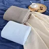 Blankets Areyourshop Premium 100% Cotton Bed Blanket Waffle Multipurpose Towel Quilt 150*200cm