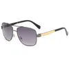 Classic occhiali da sole in metallo per uomo designer marchio Donne Fashion Sun Glasses Protection UV con Box299L