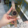 브랜드 시계 여성 소녀 스타일 금속 강철 밴드 쿼츠 손목 시계 L61