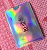 Xiruoer Laser Sliver RFID-ärmar för NFC-kort Anti-kreditkort ärmskydd ISO1443A Chip Card Tunna Fodraler för din plånbok Anti-scannings ärmar 1000pcs