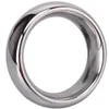 Round Metal Penis Ring Stainless Steel Cockrings Penis bondage Lock For Men Delay Ejaculation 40mm/45mm/50mm