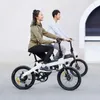 Himo C20 Elektriska Scooters Moped Bike Ebike 10ah 250W Motor 20 tum 36V Grå vit E-Bike Cykel