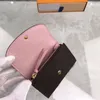 Erkekler Kredi Kartı Tutucu Para Çantası Kadınlar Üç Kat Kısa Çanta PVC İş Kemeri Cep Lüks Çanta Çantası Toz Çantası ve Kutu Çok Renkli