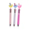 Caneta esferográfica fofa animal unicórnio porco power 6 cores kawaii rollerball canetas escola material de escritório presente papelaria escolar9157128