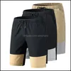 Mens Shorts Clothing Apparel Summer Casual Fashion Brand High Quality Beach Plus Size Xs-5Xl Bodybuilding Joggers Drop Delivery 2021 Z4Xco