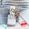 S925 Sterling Silver Hardwear Series Diamond Inlaid Double Links Necklace Classic Charm Female Luxury Brand 1:1 Jewelry