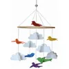 Decorative Objects & Figurines Baby Crib Mobile And Birds Clouds Felt Nursery Ceiling Decoration For Girls Boys