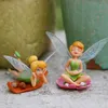 6 pcs/ Set Miniature Flower Fairy Elf Garden Home Houses Decoration Mini Craft Micro Landscaping Decor DIY Accessories 210728