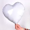 18 inch hartvormige aluminiumfolie ballon bruiloft decoratie effen kleur ballonnen Valentijnsdag kinderen verjaardag decor BH4795 TQQ