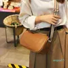 Shoulder Bags Fashion Leather Small Female Korean Version Crossbody Dumplings Baotou Cowhide Single-shoulder