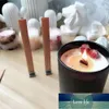 100pcs 13 cm Mechas de vela de madera con soporte de hierro Diy núcleos naturales para la fiesta de cumpleaños Valentine039s Accesorios de velas 4984450