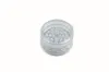 2-layer plastic cigarette grinder 60mm manual Tobaccos Grinder Cigarettes Crusher breaker