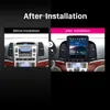 Bil DVD-radio Videospelare Vertikal-skärm Android Auto GPS-navigering för 2005-2012 Hyundai Santafe