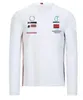 2021 nouvelle équipe de course F1 combinaison de course T-shirt à manches longues col rond polyester séchage rapide personnalisable été hommes et femmes