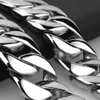 30mm rostfritt stål Mens överdimensionerade tunga trottoarkantiga kedjearmband Rapper överdrivna Hip Hop Men Bangle smycken2617950