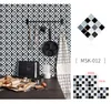 Mobili in finto marmo Adesivi in PVC Impermeabile autoadesivo Cucina Bagno Mosaico Adesivo per piastrelle Wall Art 10*10 cm