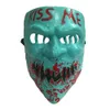 Máscara de purga de Halloween DIOS CROSS CROSS MASCASAS DE MASA COSPLAY Party PROP COLECCIÓN CARA COMPLETA Cara espeluznante Película Masque