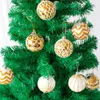 6cm x 30pcs Per Set Christmas Tree Decorations Indoor Decor Golden Painted Balls Ornaments