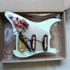 Uppgradera förtrollad SSH Guitar Pickguard Gul Mini Humbucker Pickups High Output DCR 1 Set Wiring Harness