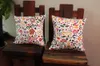 Poduszka/poduszka dekoracyjna Wydrukowana bawełniana poduszka do domu Tekstylne kwieciste obrusy i krzesła Zestaw