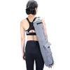 Double Zipper With Side Pocket Carrier Solid Large Capacity Adjustable Strap Yoga Mat Bag Protective Portable Sports Fitness Y0721