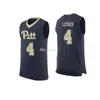 Nikivip Pittsburgh Panthers Pitt College #4 Ryan Luther Basketball Jerseys #5 Marcus Carr #12 Joe Mascaro #13 Khameron Davis Mens costurado