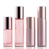 NEW10ML 5ML Or Rose Bouteille D'huile Essentielle En Verre Rouleau Sur Parfum Cristal Rouleau Ball Bouteilles RRA10549