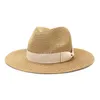 Cappello estivo da spiaggia Cappello da spiaggia Jazz Cappello da donna Uomo Cappelli a tesa larga Donna Uomo Cappello Panama Donna Uomo Cappellino casual da esterno Vacanza Protezione solare Cappelli da sole all'ingrosso