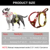 Dog Collars & Leashes Personalized Leather Harness Sharp Spiked Studded Custom ID Tag Harnesses Pet Vest For Pitbull Boxer Mastiff