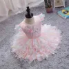 LZH Kleinkind Hochzeit Ballkleid Prinzessin Kleid Für Baby Mädchen Abend Party Kleid 1. Jahr Geburtstag Kleid Baby Neugeborene Kleidung 0-4Y G1129